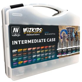   Vallejo 80261 WizKids Intermediate Case - 40x8 ml akril makett festék