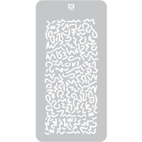   Vallejo 06465 ST-CAM001 Luftwaffe WWII Shingles Camo - 1/32 stencilek sablonok