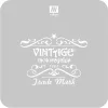 Vallejo 06540 ST-LET005 Vintage Motorcycles Sign - 1/35 stencilek sablonok