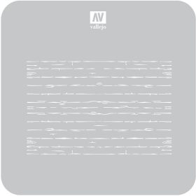   Vallejo 06670 ST-TX006 Wood Texture Nº1 - 1/35 stencilek sablonok