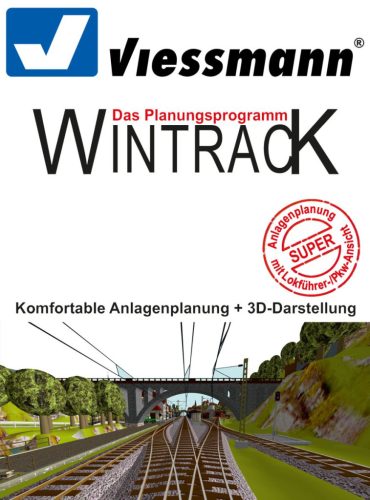 Viessmann 1006 WINTRACK 17.0 3D pályatervező szoftver - német