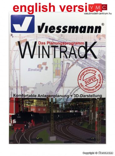 Viessmann 10061 WINTRACK 14.0 3D pályatervező szoftver - angol