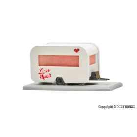   Viessmann 1290 Love Mobil, mozgó lakókocsi LED világítással (H0)