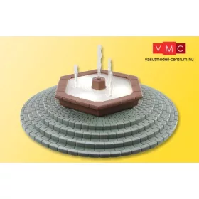   Viessmann 1316 Szökőkút, csobogó víz hatással és LED világítással (H0)