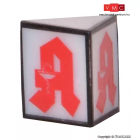   Viessmann 1375 Világító reklámtábla - gyógyszertár, LED (H0)