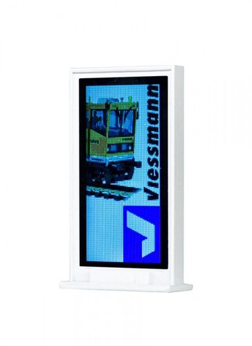 Viessmann 1395 További kijelző a Viessmann 1394 modern LCD reklámtáblához (H0)