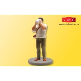 Viessmann 1519 Fényképész figura, villanó vakuval (H0)