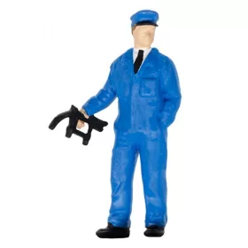   Viessmann 1558 Mozgó figura, kútkezelő töltőpisztollyal, benzinkutas - Aral (H0)