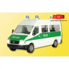   Viessmann 3230 Mercedes-Benz Sprinter, Polizei, világítással (H0)