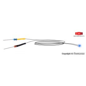   Viessmann 3564 Vezetékes LED készlet, ellenállással, 5 db - kék