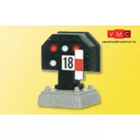 Viessmann 4018 Fény-vágányzárjelző, törpe kivitel (H0)