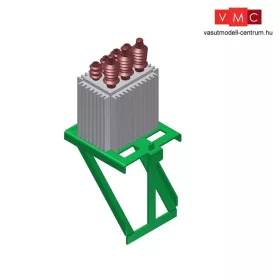 Viessmann 4105 Transzformátor felsővezeték oszlopra, tartókonzollal (H0)