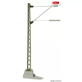   Viessmann 42103 Tartóoszlop felsővezetékhez, vonali oszlop, 10 db (TT)