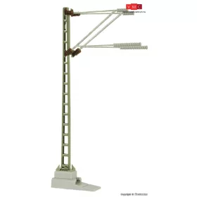   Viessmann 4213 Tartóoszlop felsővezetékhez, dupla karral (TT)