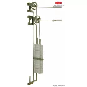 Viessmann 4273 Kerekes feszítőmű - építőkészlet (TT)
