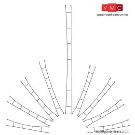 Viessmann 4334 Felsővezeték/munkavezeték 71,5 mm / 5 db (N) - Fleischmann/Minitrix