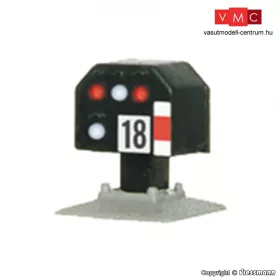 Viessmann 4418 Fény-vágányzárjelző, törpe kivitel (N)