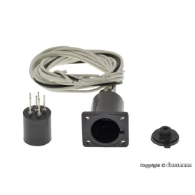   Viessmann 4650 Érintkezőtalp jelzőkhöz, 6-pólusú - vezetékkel (H0)
