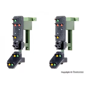 Viessmann 4751 Multiplex-fény kijárati jelző előjelző, függeszthető, 2 db (H0)