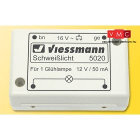   Viessmann 5020 Hegesztőfény (ívfény) imitáló vezérlőmodul, izzóval
