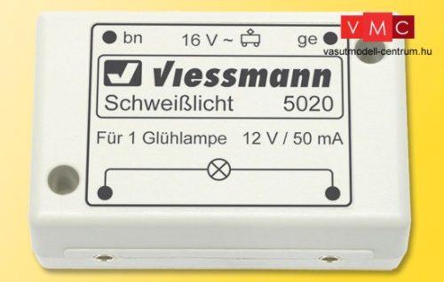 Viessmann 5020 Hegesztőfény (ívfény) imitáló vezérlőmodul, izzóval