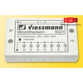 Viessmann 5021 Lángfény imitáló vezérlőmodul, izzóval