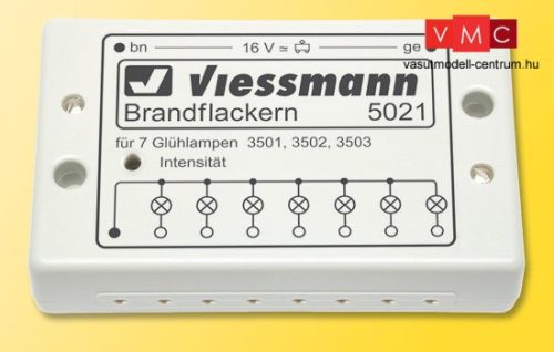 Viessmann 5021 Lángfény imitáló vezérlőmodul, izzóval