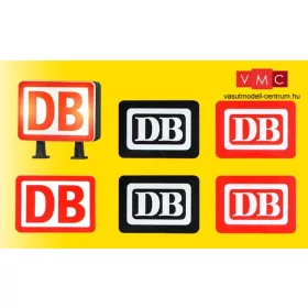 Viessmann 5875 DB keksz logók fehér LED világítással (N)