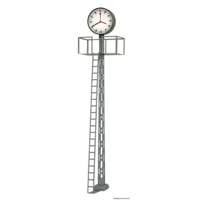   Viessmann 5081 Világító állomási óra, rácsos oszlopon, fehér LED (H0)