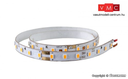 Viessmann 5086 LED-csík, 8 mm széles, 42 db melegfehér LED, 2000K