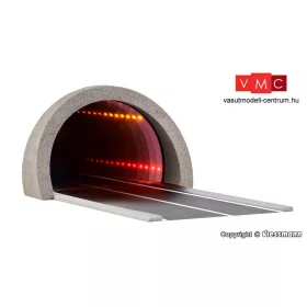   Viessmann 5098 Közúti alagútvilágítás, modern bejárattal, LED tükör és mélységhatással (H0)
