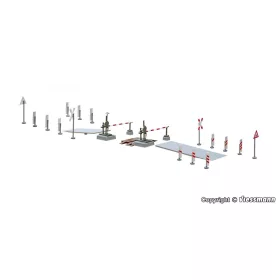   Viessmann 5100 Vasúti útátjáró készlet sorompóval (H0)