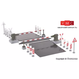   Viessmann 5108 Vasúti útátjáró készlet sorompóval, EBÜT 80 (H0)