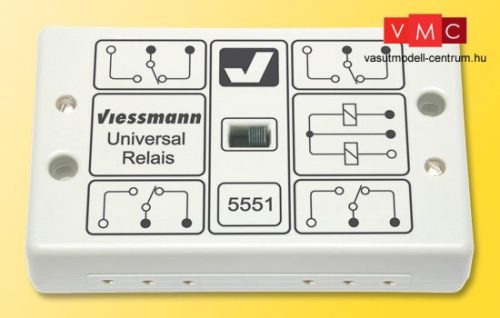 Viessmann 5551 Univerzális-kapcsolórelé 1x4UM