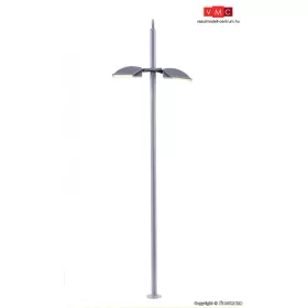 Viessmann 6034 Modern utcai lámpa, dupla - fehér LED (H0)