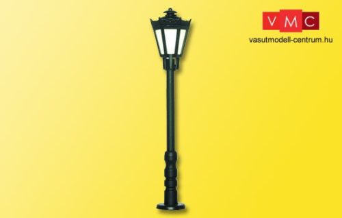 Viessmann 6070 Parklámpa, fekete - melegfehér LED (H0)