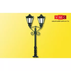   Viessmann 6073 Parklámpa, kétkaros fekete - melegfehér LED (H0)
