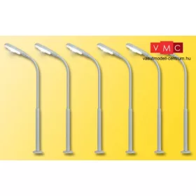   Viessmann 60906 Ostoros utcai lámpa készlet, 5+1 db, fehér LED (H0)