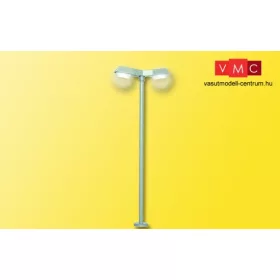 Viessmann 6097 Modern utcai lámpa, dupla - fehér LED (H0)