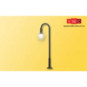   Viessmann 6150 Ívelt lámpa, 66 mm magas, fekete - melegfehér LED (H0)