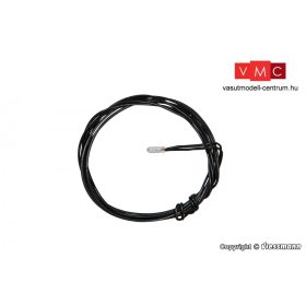 Viessmann 6209 Izzós lámpa átlátszó, rizsszemizzó - T 3/8, Ø 1,3 mm, 1,5 V, 15 mA - veze