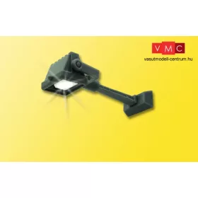   Viessmann 6334 Szögletes reflektor, fekete falikar verzió - fehér LED (H0)