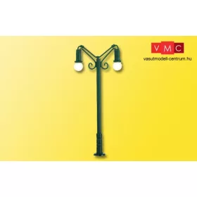 Viessmann 6415 Nosztalgia lámpa, kétkarú - melegfehér LED (N)