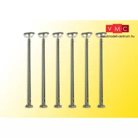 Viessmann 64636 Modern vasútüzemi lámpa/térvilágítás, 5+1 kiszerelés - fehér LED (N)