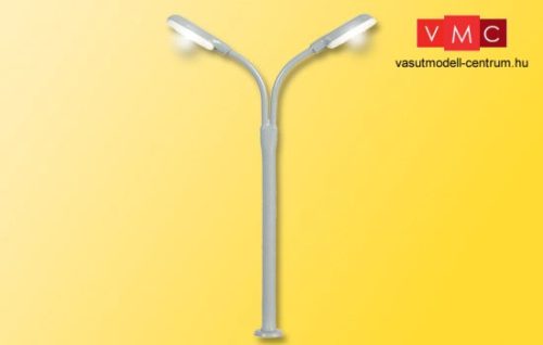 Viessmann 64951 Ostoros utcai lámpa, dupla, érintkezőtalppal - fehér LED (N)