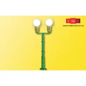 Viessmann 6502 Gömblámpa, kétkarú - melegfehér LED (N)