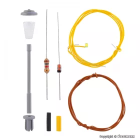 Viessmann 6621 Építőkészlet - Utcai lámpa - fehér LED (N)