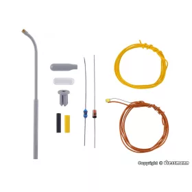 Viessmann 6622 Építőkészlet - Ostoros utcai lámpa - fehér LED (N)
