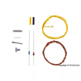 Viessmann 6625 Építőkészlet - Fali ipari lámpa - fehér LED (N)