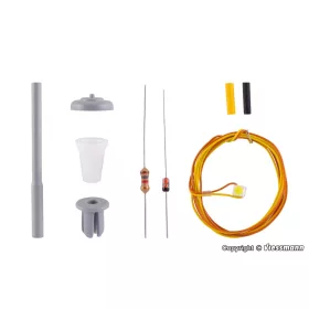   Viessmann 6721 Építőkészlet - Utcai lámpa, fehér LED (H0)